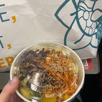 ”Create your own pokè” bowl with veggies and tofu  at Macha Pokè - Stazione Centrale in Milan