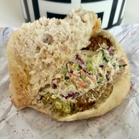 Falafel sandwich at Bondok Restaurant | مطعم بندق in Dubai