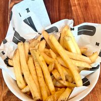 Truffle salt fries  at Izu Burger in Dubai