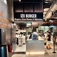 The venue at Izu Burger in Dubai