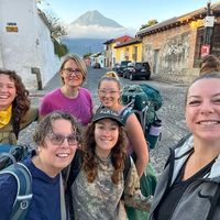 Before hiking volcano Acatenango in Guatemala at Unruly Travel Group Trips - Cusco in Cusco