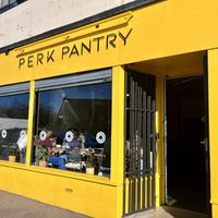 Outside of cafe   at Perk Pantry in Inverness