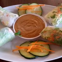 spring rolls at Pequeno Saigon in Tijuana