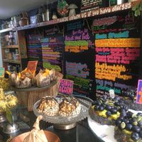 Cute cakes and bold menu at Helmston in Brighton