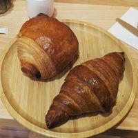 Pain au chocolat and Croissant at Perle en Sucre in Montpellier