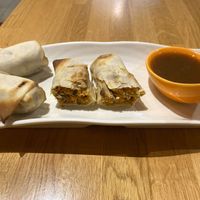 Vegan rolls at Lotus Seed Vegan in Vancouver