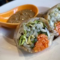 Salad Rolls  at Lotus Seed Vegan in Vancouver