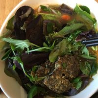 Hanoi noodle soup at Lotus Seed Vegan in Vancouver