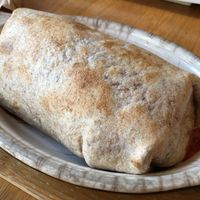 mediterranean burrito  at Lotus Seed Vegan in Vancouver