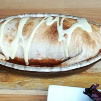 South American burrito at Lotus Seed Vegan in Vancouver