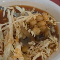 Vegan mushroom pozole/menudo at La Flor De Loto in South Gate