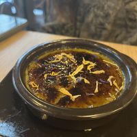 Matcha crème brulee  at Bloom Sushi Marais in Paris