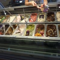 Gelato buffet at Frozen Cafe in Houston