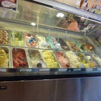 Ice cream buffet at Frozen Cafe in Houston