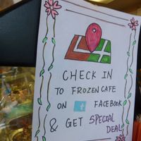 Find Frozen Cafe on FB at Frozen Cafe in Houston