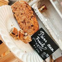 Fruit cake at Les Produits De La Vie in Vincennes