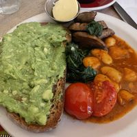 Vegan breakfast   at Vaults and Garden in Oxford