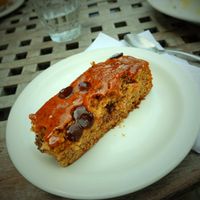 Gluten free cake at Vaults and Garden in Oxford