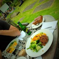 Gluten free meal at Vaults and Garden in Oxford