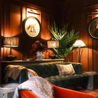 “The den” so beautiful and cosy  at Ffarm Hall in Abergele