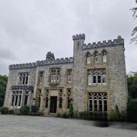 Venue from the front at Ffarm Hall in Abergele