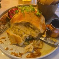 The fabulous Welsh Onion Cake Pie at Ffarm Hall in Abergele