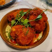 Buffalo Artichoke Wings. at Ffarm Hall in Abergele