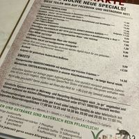 Speisekarte   at V-Bandits in Ludwigsburg