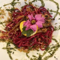 Amazing lemon pasta!!  at V-Bandits in Ludwigsburg