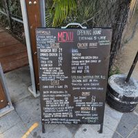 Menu at Loco Bites in Airlie Beach