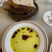 Bread with olive oil and balsamic   at Martini House in Copenhagen