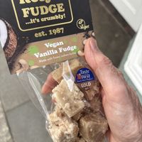 Vanilla was v goodd  at Roly’s Fudge Pantry in Totnes
