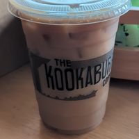 Chai latte with oat milk (extra spicy) at The Kookaburra Coffee in St Augustine