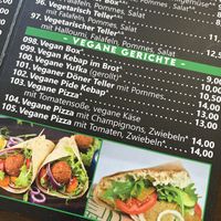 Vegane Speisekarte   at Best Döner Pizza in Bad Sackingen