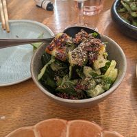 Smashed cucumber salad at cheri-lee in Gothenburg