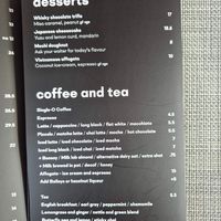 Menu July 2026 at MOD. Dining in Sydney