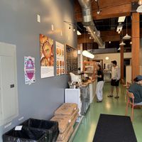 View from entrance  at Sincerely, Bagel in Portland