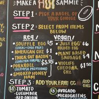   at Sincerely, Bagel in Portland