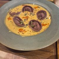 Tortellini at Pūrnah: Kitchen. Pantry. Table in Mumbai
