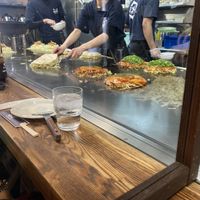 Now cooking   at Nagataya in Hiroshima