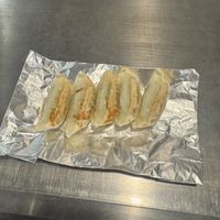 Vegane Gyozas als Vorspeise   at Nagataya in Hiroshima