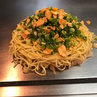 Okonomiyaki! at Nagataya in Hiroshima