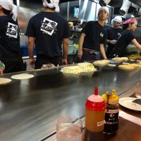 The bar grill at Nagataya in Hiroshima