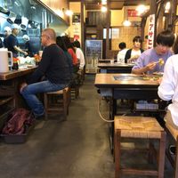 Restaurant interior at Nagataya in Hiroshima