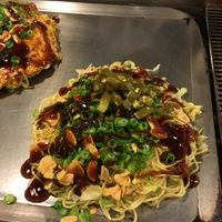 Vegan Okonomiyaki  at Nagataya in Hiroshima