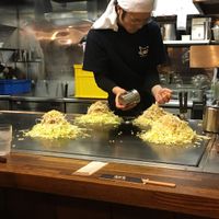 Chefs hard at work at Nagataya in Hiroshima
