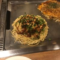 Vegan Okonomiyaki  at Nagataya in Hiroshima