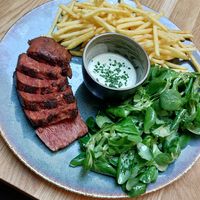 Juicy's marble steak ❤️ at Tabi Loo Ixelles in Brussels