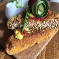 Tempeh tofu pané ! Phénoménal at Rest'o in Bordeaux