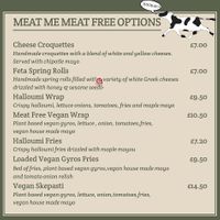 Menu  at Meat Me - Berry Street in Liverpool